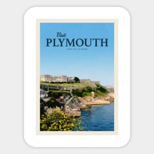 Visit Plymouth Sticker